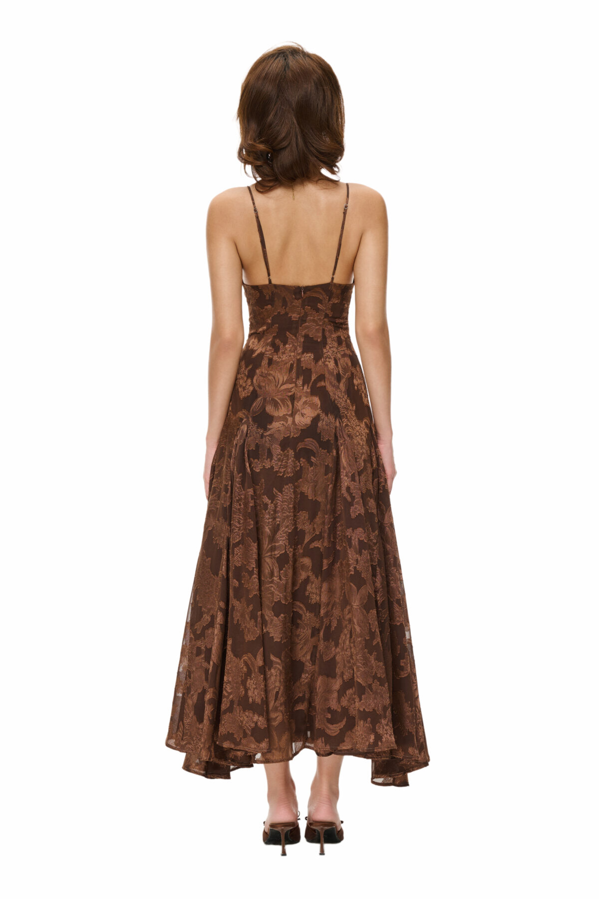 Helena Dress - Brown - Image 7